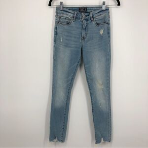 Abercrombie & Fitch Mid‎ Rise Super Skinny Ankle Jean Womens 0 Short